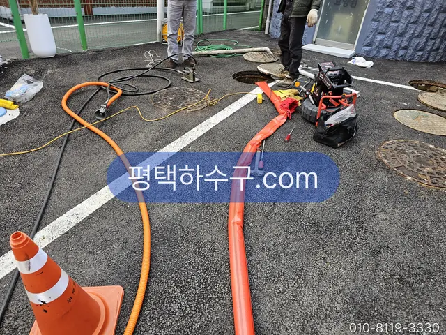 Pipe Camera Inspection — Standing water pumped out, then the camera goes in